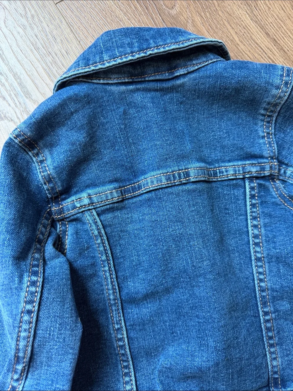 Old Navy Dark Blue Denim Jacket for Kids 12-18 M